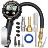 imageAstroAI Digital Tire Pressure Gauge with Inflator3250 PSI 01 for Display Resolution Heavy Duty Air Chuck and Compressor Accessories with Rubber Hose and Quick Connect Coupler Bluewhite
