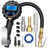 imageAstroAI Digital Tire Pressure Gauge with Inflator3250 PSI 01 for Display Resolution Heavy Duty Air Chuck and Compressor Accessories with Rubber Hose and Quick Connect Coupler BlueBlue
