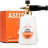 imageAstroAI Foam Cannon Heavy Duty Car Foam Blaster Wide Metal Neck Bottle Adjustable Snow Foam Lance for Pressure Washer with 14quot Quick Connector and 15 L Bottlenot Used with Garden Hose15 L Bottle  Without Nozzles