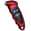imageAstroAI Tire Pressure Gauge Digital 0150PSI Accurate in 01 Increments 4 Settings Stocking Stuffers for Car Truck Bicycle with Backlight LCD and Presta Valve Adaptor RedRed