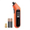 imageAstroAI Tire Pressure Gauge Digital 3300PSI Large Screen with Backlight and Flashlight ANSI 2A High Accuracy Compatible with Schrader Valves 4 Units Presta Valve Adapter Included AAA BatteriesOrange