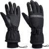 imageAstroAI Waterproof Gloves Snow Gloves with Touchscreen Warm Winter Gloves for Men Women for Cold Weather Running Cycling Snowboarding Driving Outdoor Work