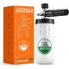 imageAstroAI Wide Neck Foam Cannon with 14 Inch Quick Connector Plug to Pressure Washer 10mm Orifice1 Liter Capacity Orange LableGreen Label