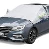 imageAstroAI Windshield Snow Cover Windshield Cover for Ice and Snow 4Layer Protection for Snow Ice UV Frost Wiper ampamp Mirror Covers Windproof Sunshade Cover for Cars Sedans and Compact SUVs MiddleGlacier Silver