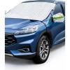 imageAstroAI Windshield Snow Cover Windshield Cover for Ice and Snow 4Layer Protection for Snow Ice UV Frost Wiper ampamp Mirror Covers Windproof Sunshade Cover for Cars Sedans and Compact SUVs Middlesilver