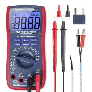 imageAstroAI Digital Multimeter and Analyzer TRMS 6000 Counts Volt Meter Ohmmeter AutoRanging Tester Accurately Measures Voltage Current Resistance Diodes Continuity DutyCycle Capacitance TemperatureBlue