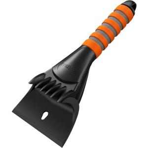 imageAstroAI Ice Scraper for Cars and Small Trucks  Dang Near Indestructible Ice Scrapers for Car Windshield from Scrape Frost and IceOrange