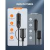 imageAstroAI 12Ft12V Cigarette Lighter Extension Cord Male to Female Socket 120W15A Heavy Duty Extension Cord Compatible with Air Compressor Mini Fridge Car Vacuum