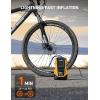 imageAstroAI ACDC Tire Inflator Portable Air Compressor for Car Air Pump for Car Tires Car Accessories 150PSI with LED Light for Cars Balls Motorcycles and Other CZK3666 YellowYellow