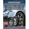 imageAstroAI L7 Air Tire Inflator Portable Air Compressor 150PSI Electric Cordless Bike Pump with Fast 1min Inflation Auto Shutoff LED Light  Rechargeable for Car SUV Motorcycle Bike Tires YellowYellow
