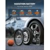 imageAstroAI L7 Air Tire Inflator Portable Air Compressor 150PSI Electric Cordless Bike Pump with Fast 1min Inflation Auto Shutoff LED Light  Rechargeable for Car SUV Motorcycle Bike Tires YellowGrey