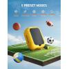 imageAstroAI Portable Electric Ball Pump  Ultra Fast Inflation with Digital LCD Display Preset Pressure with Ball Needle for Basketball Soccer and Sports BallsYellow