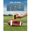 imageAstroAI Portable Electric Ball Pump  Ultra Fast Inflation with Digital LCD Display Preset Pressure with Ball Needle for Basketball Soccer and Sports BallsYellow