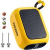 imageAstroAI Portable Electric Ball Pump  Ultra Fast Inflation with Digital LCD Display Preset Pressure with Ball Needle for Basketball Soccer and Sports BallsYellow