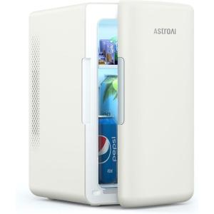 imageAstroAI Mini Fridge 20 Gen 6 Liter8 Cans Makeup Skincare Fridge 110V AC 12V DC Portable Thermoelectric Cooler and Warmer Little Tiny Fridge for Bedroom Cosmetics Dark GreyBeige