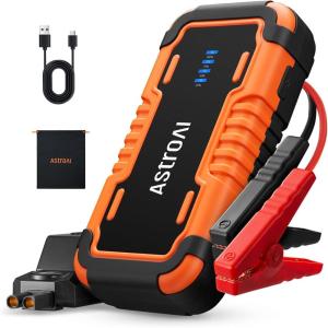 imageAstroAI P10 Car Battery Jump Starter 5000A Portable Jump Starter Battery Pack for Up to 10L Gas ampamp 8L Diesel Engines 12V Lithium Jump Box Auto Booster Pack with 3Mode LED Lights ampamp Jumper Cable