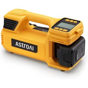 imageAstroAI TC4 Portable Air Compressor Tire Inflator 470W Cordless Air Pump for Truck Tires with 4000mAh Battery 150PSI Heavy Duty Air Compressor with Digital Display for Car RVs SUV